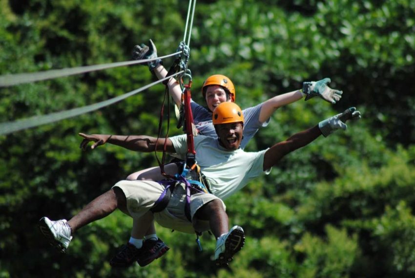 Zipline at Rong May Glass Bridge