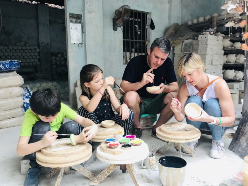 Experience making pottery at Bat Trang Pottery Village, Hanoi