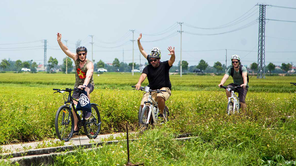Explore traditional craft villages by bicycle